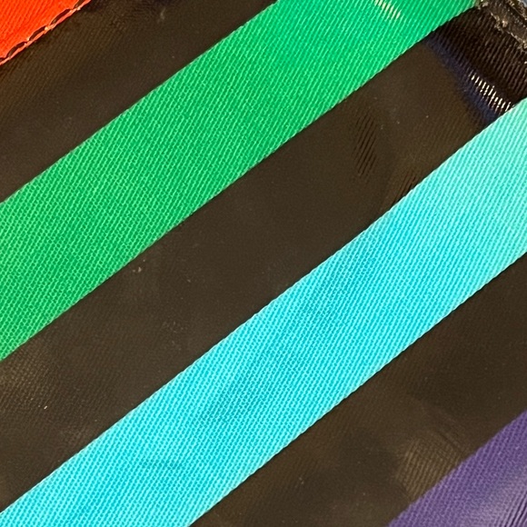 Kate Spade Neda Daycation Multi Party Stripe Zip Around Wallet - Picture 8 of 11